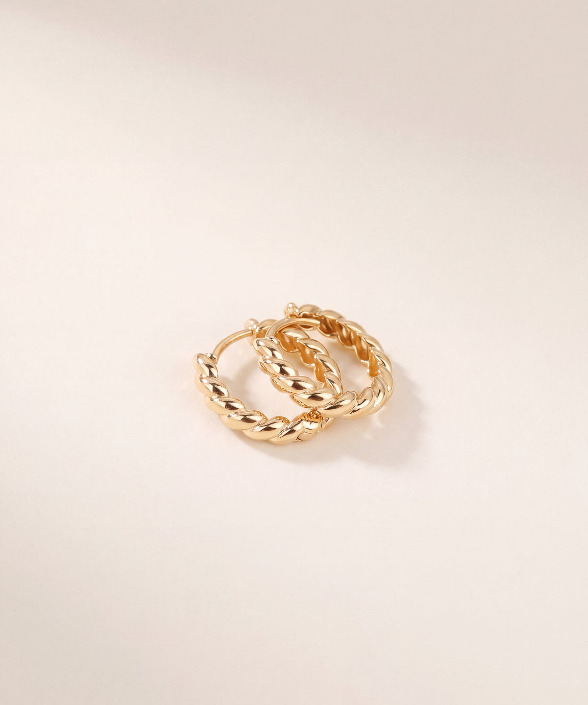 Brioche Hoop Earrings