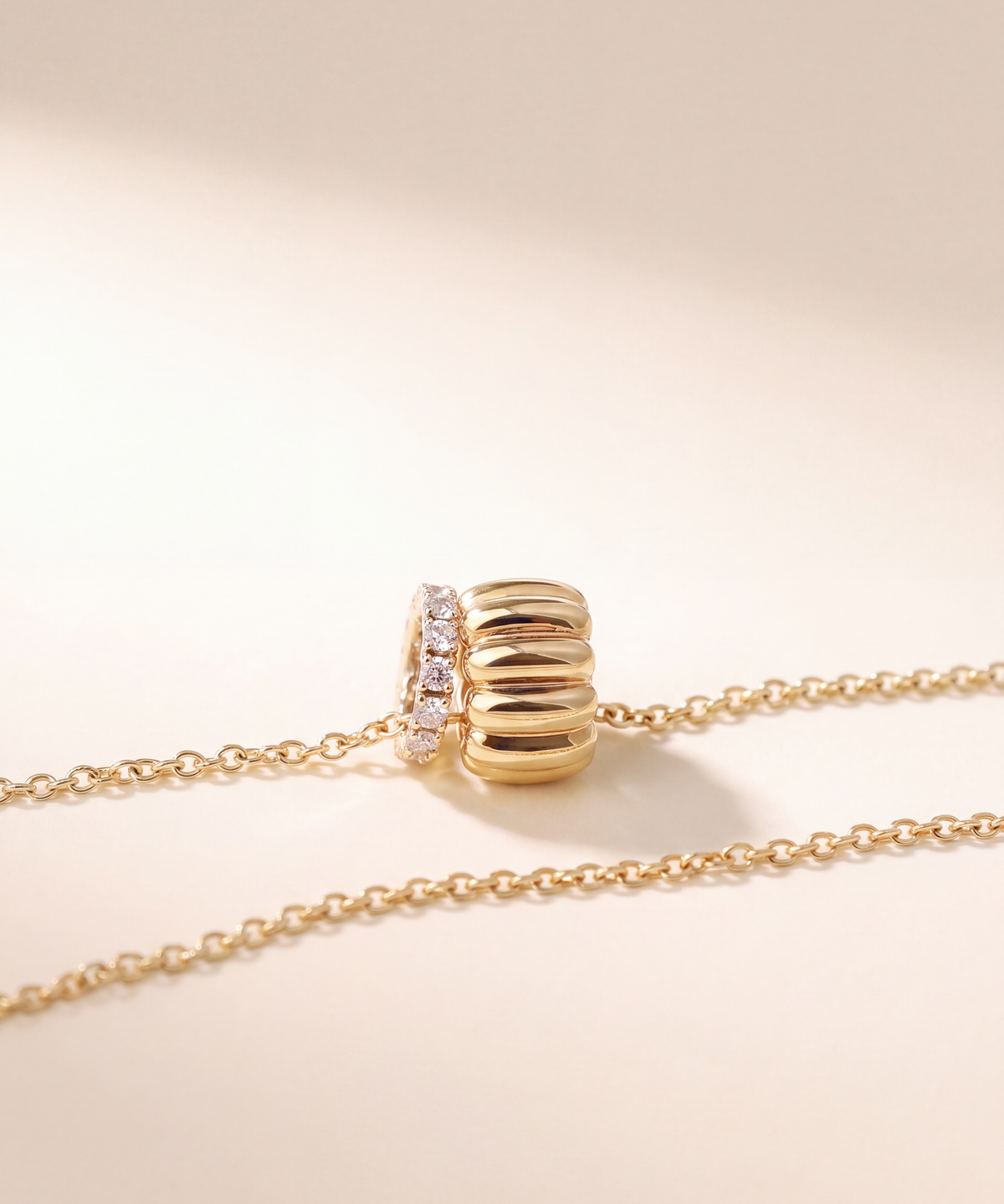 Canelé & Eternity Lab Grown Diamond Necklace