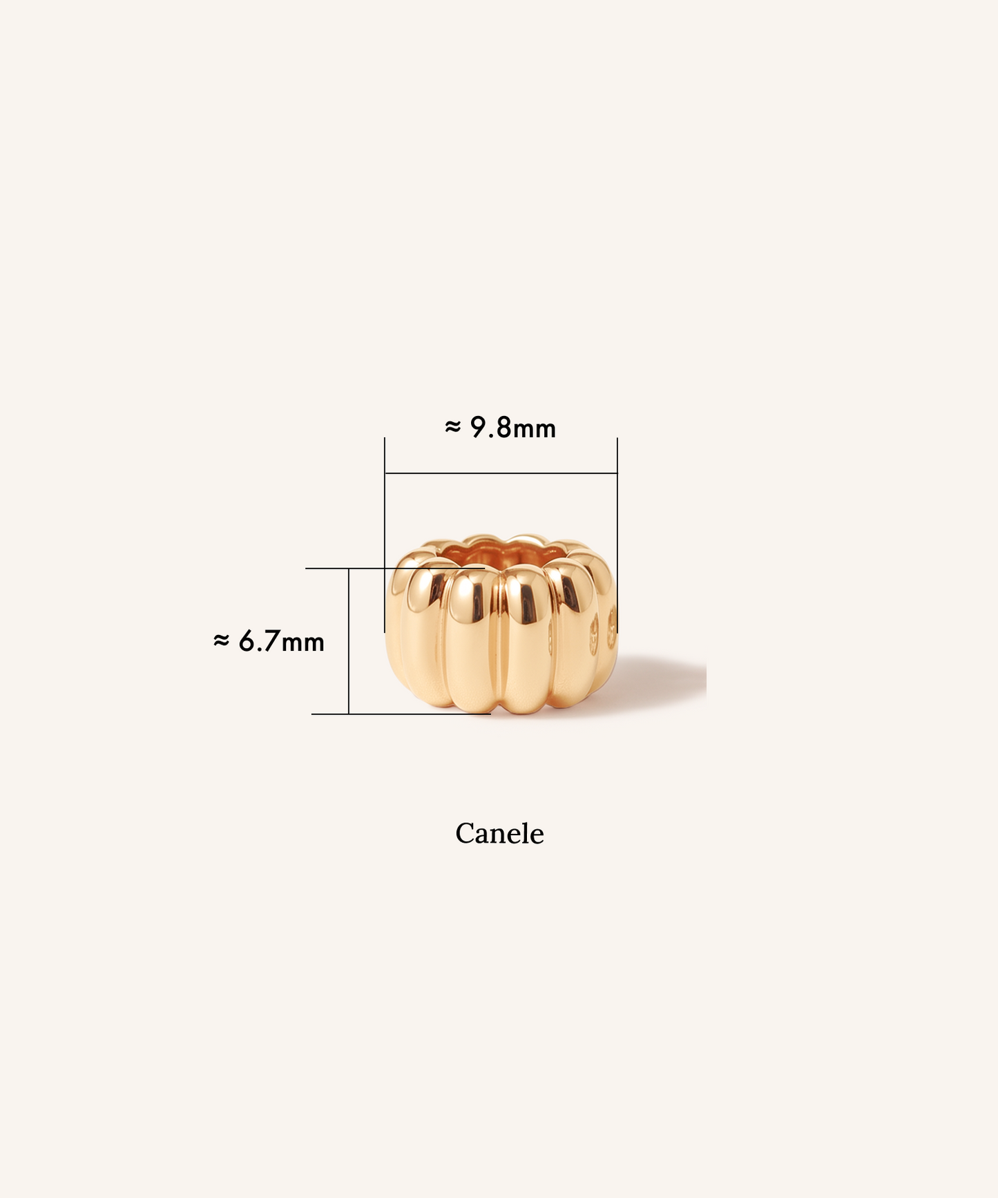 Canelé Pendant