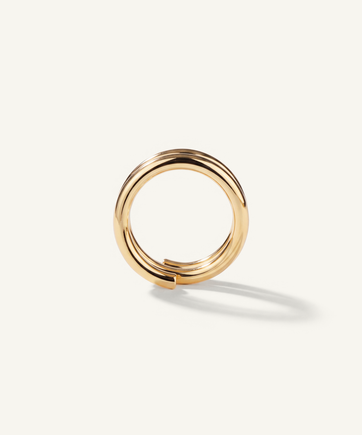 Yellow Gold | Coil Ring, detail 2