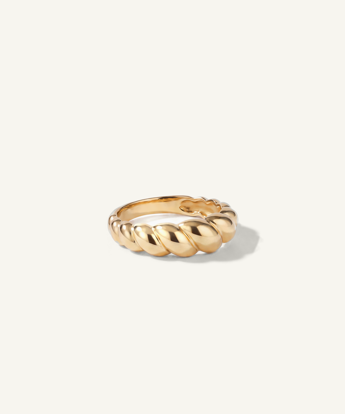 Yellow Gold | Croissant Ring
