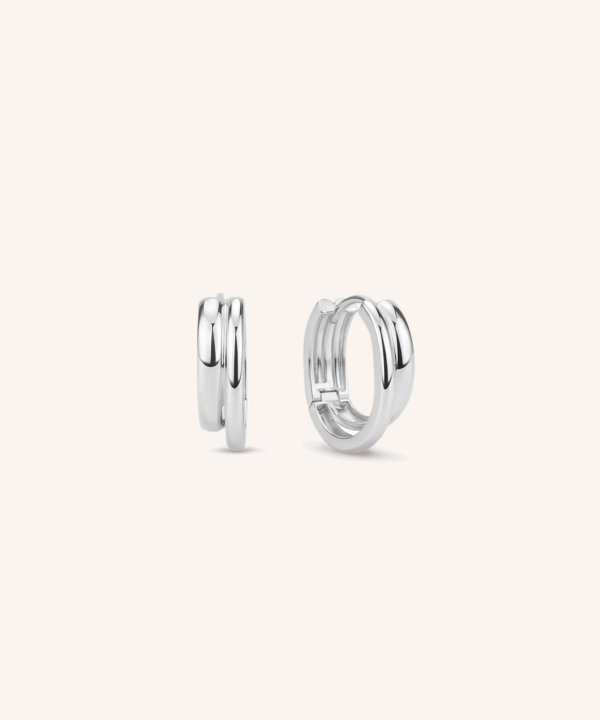 Double Band Hoop Earrings