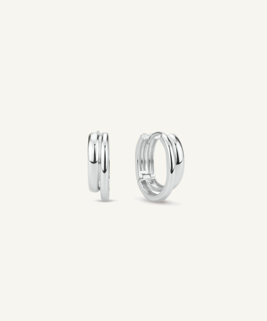 Double Band Hoop Earrings