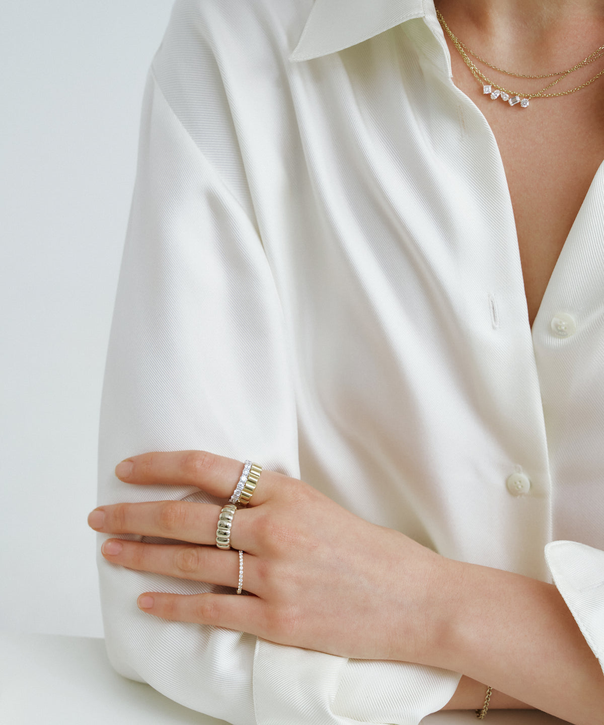 Yellow Gold | Financier Ring, worn 4
