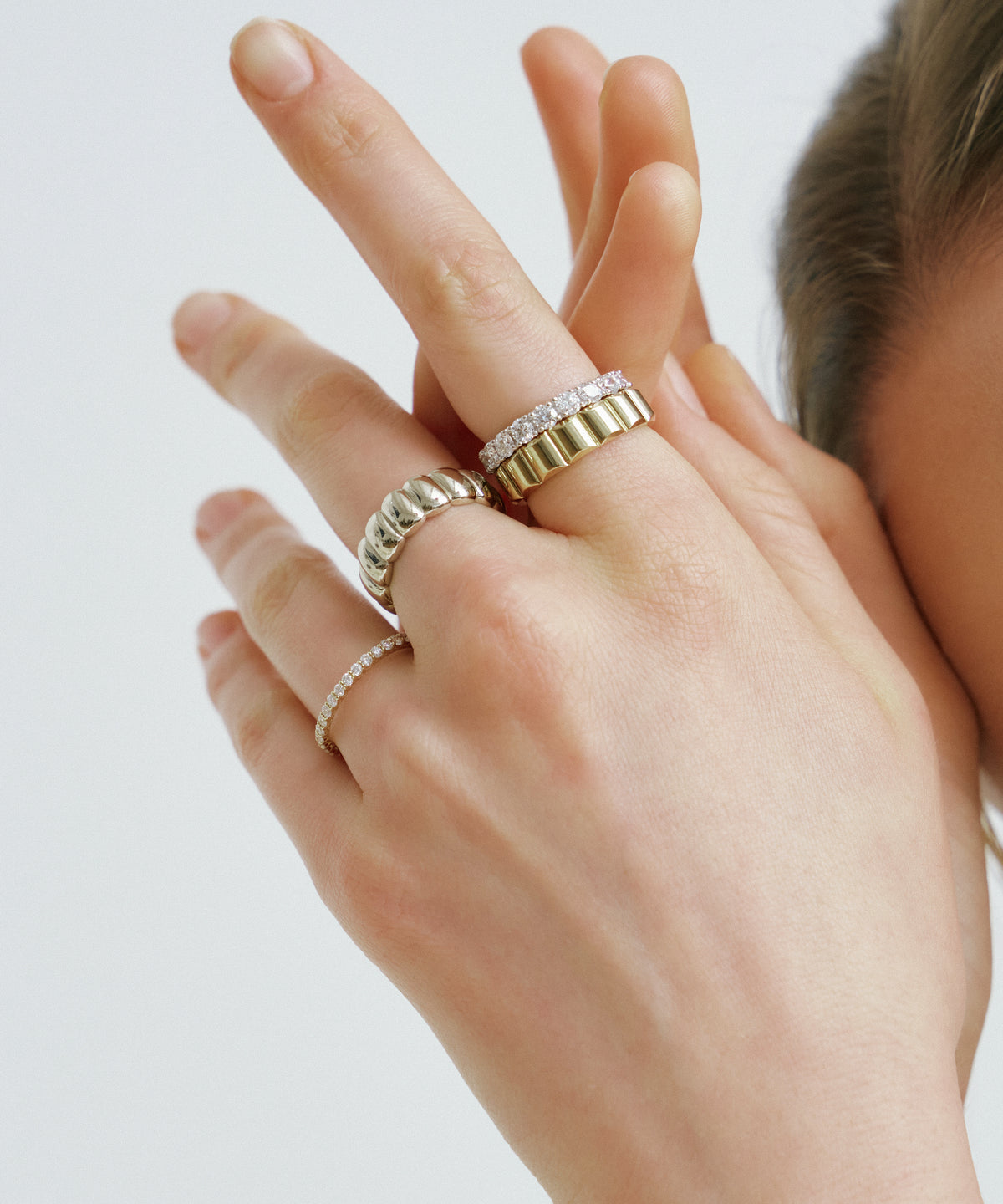 Yellow Gold | Financier Ring, worn 3