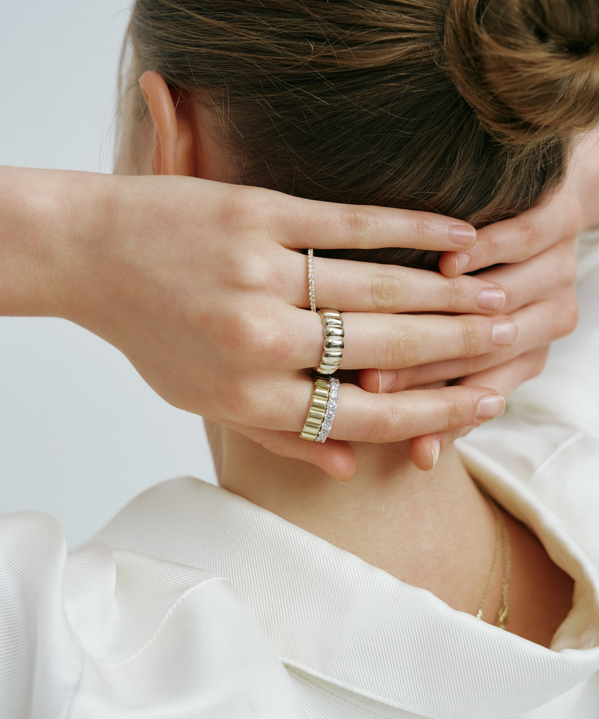 Yellow Gold | Financier Ring, worn