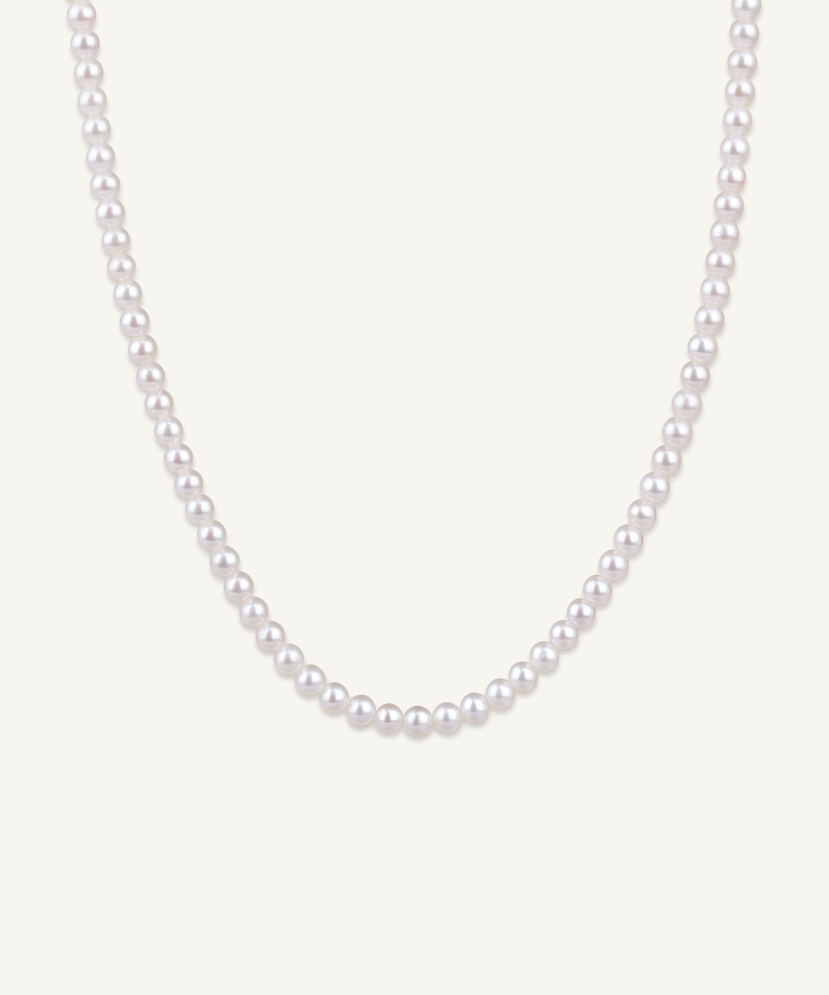 Freshwater Pearl Strand Necklace, 4mm