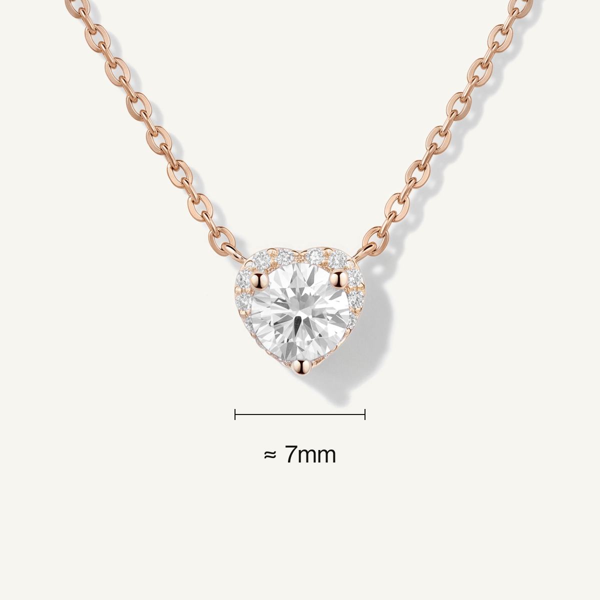 Heart Halo Necklace