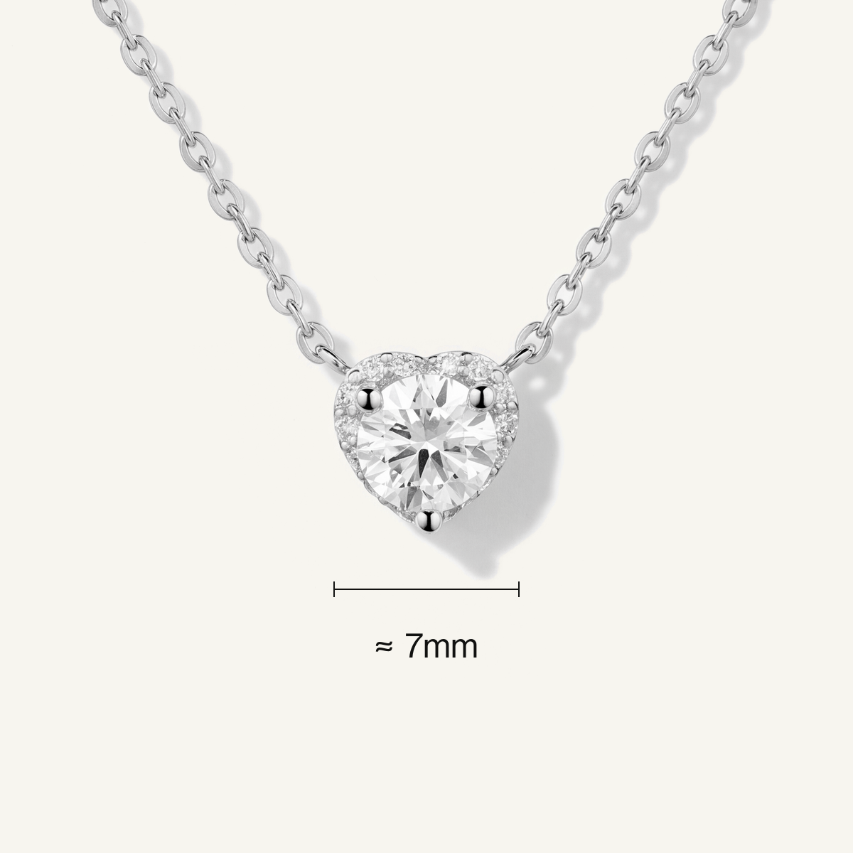 Heart Halo Necklace