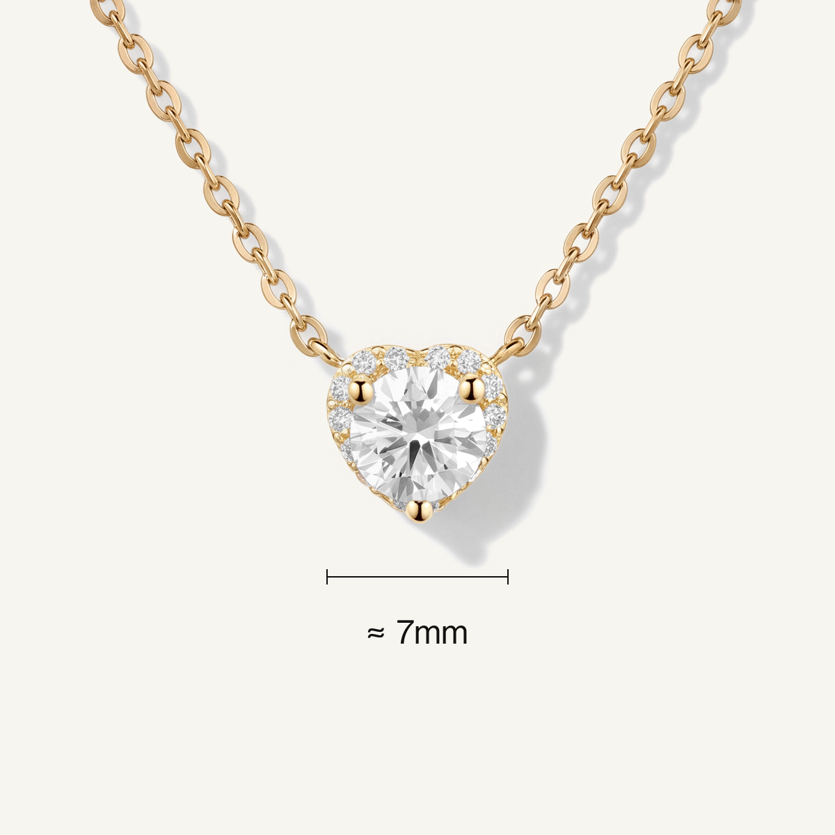 Heart Halo Necklace