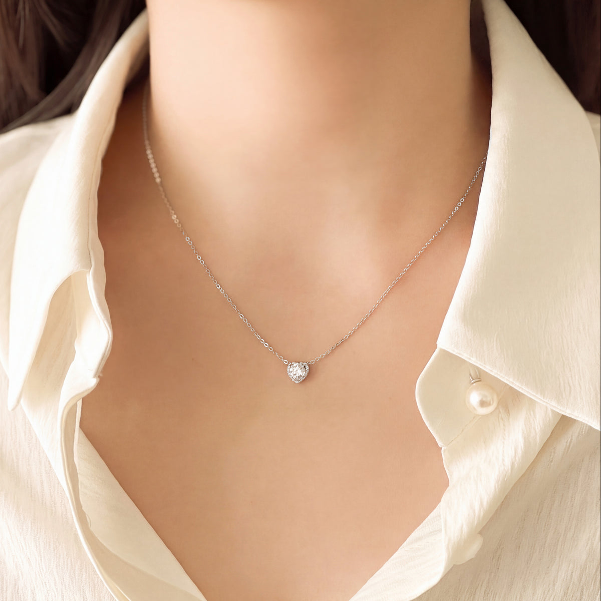 Heart Halo Necklace