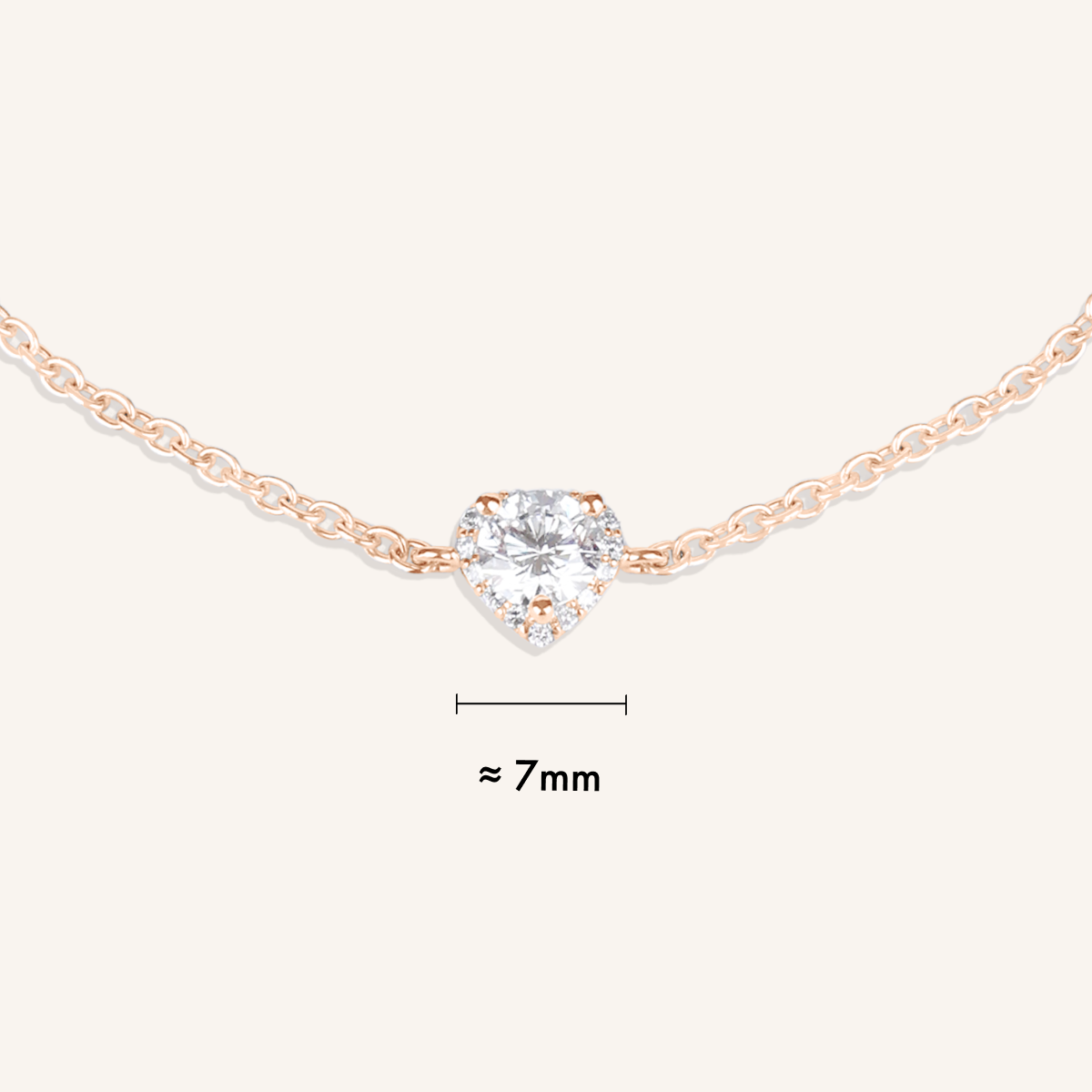 Heart Halo Bracelet