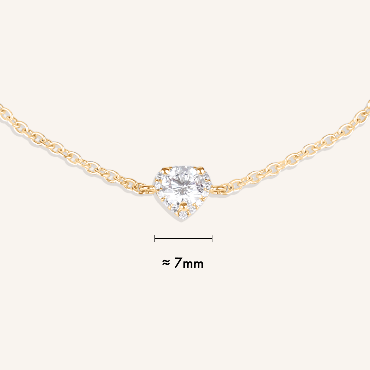 Heart Halo Bracelet
