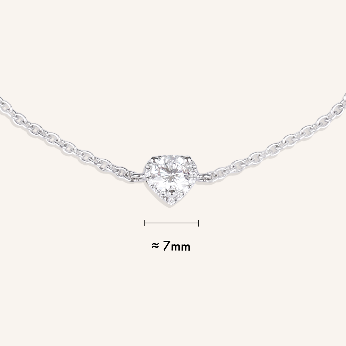 Heart Halo Bracelet
