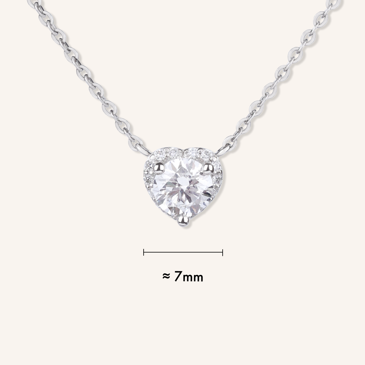 Heart Halo Necklace