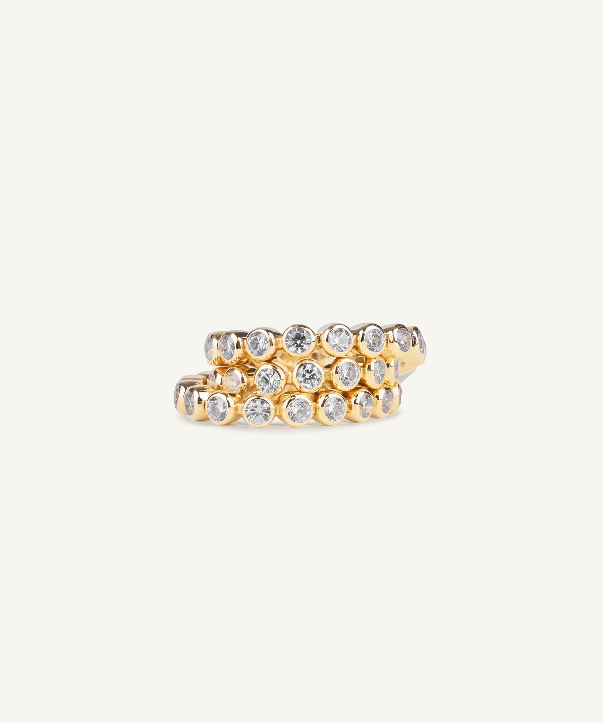 Yellow Gold | Lab Grown Diamond Bezel Tennis Bracelet, detail 2