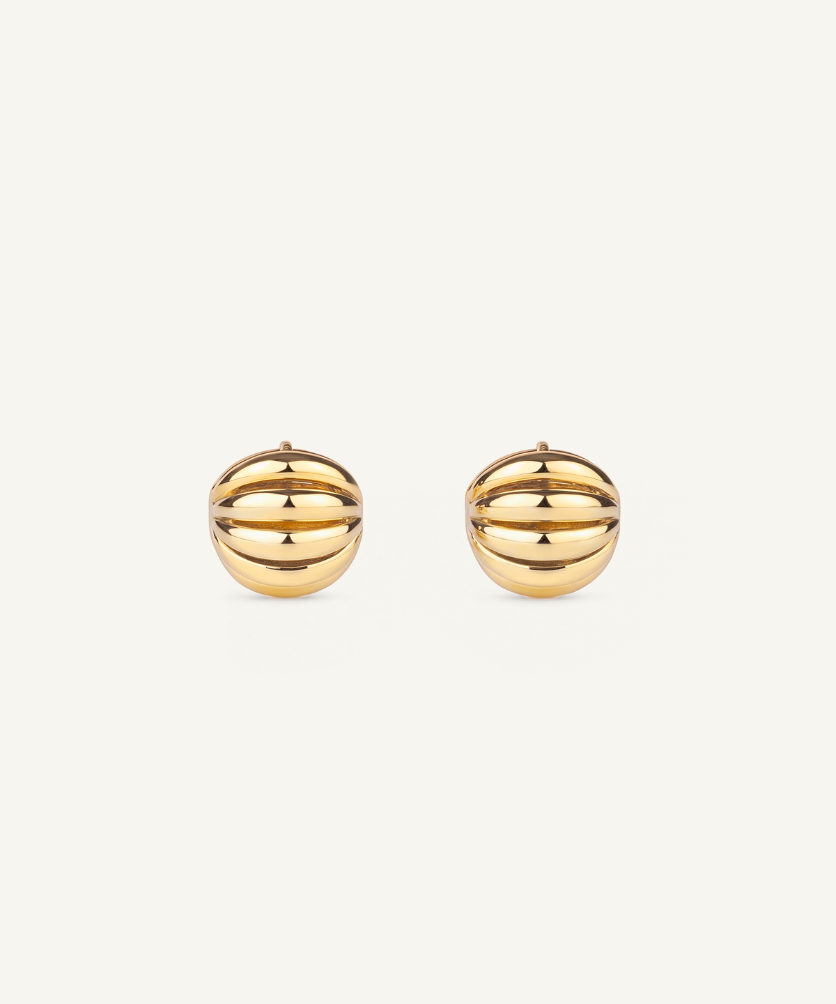 Yellow Gold | Madeleine Hoop Earrings