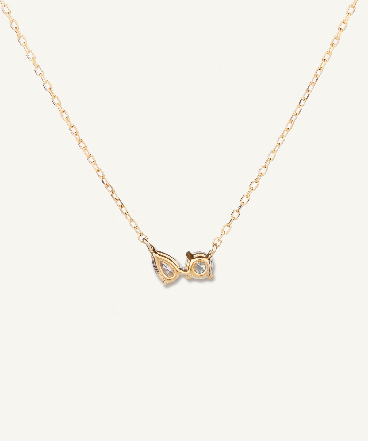 Yellow Gold | Tangent Necklace, back