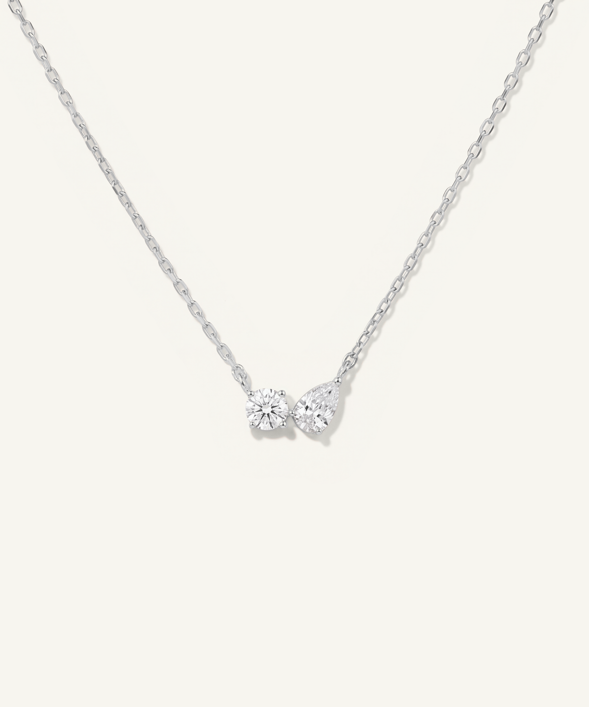 White Gold | Tangent Necklace