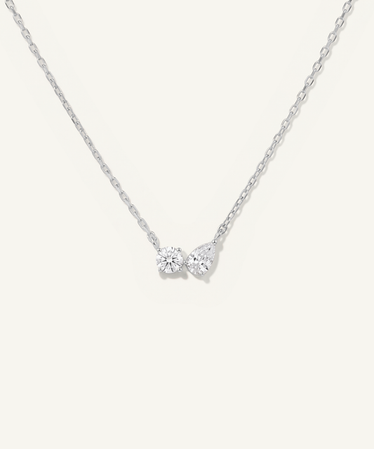White Gold | Tangent Necklace