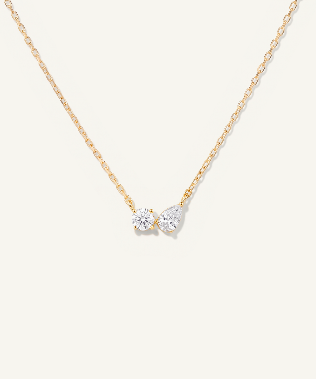 Yellow Gold | Tangent Necklace