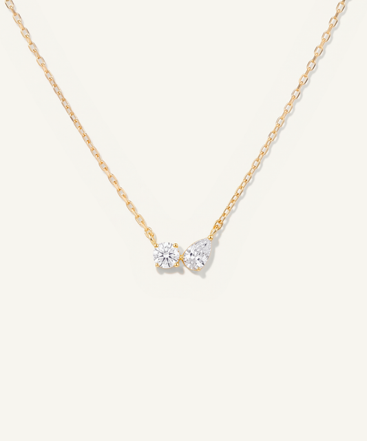 Yellow Gold | Tangent Necklace