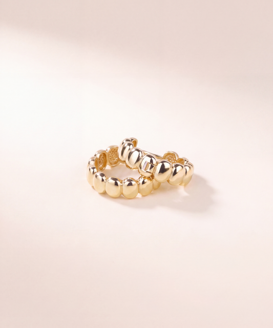 Pebble Hoop Earrings