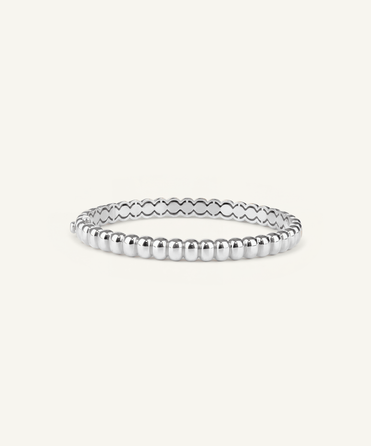 White Gold | Pillow Bangle