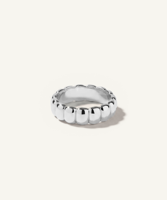 White Gold | Pillow Ring