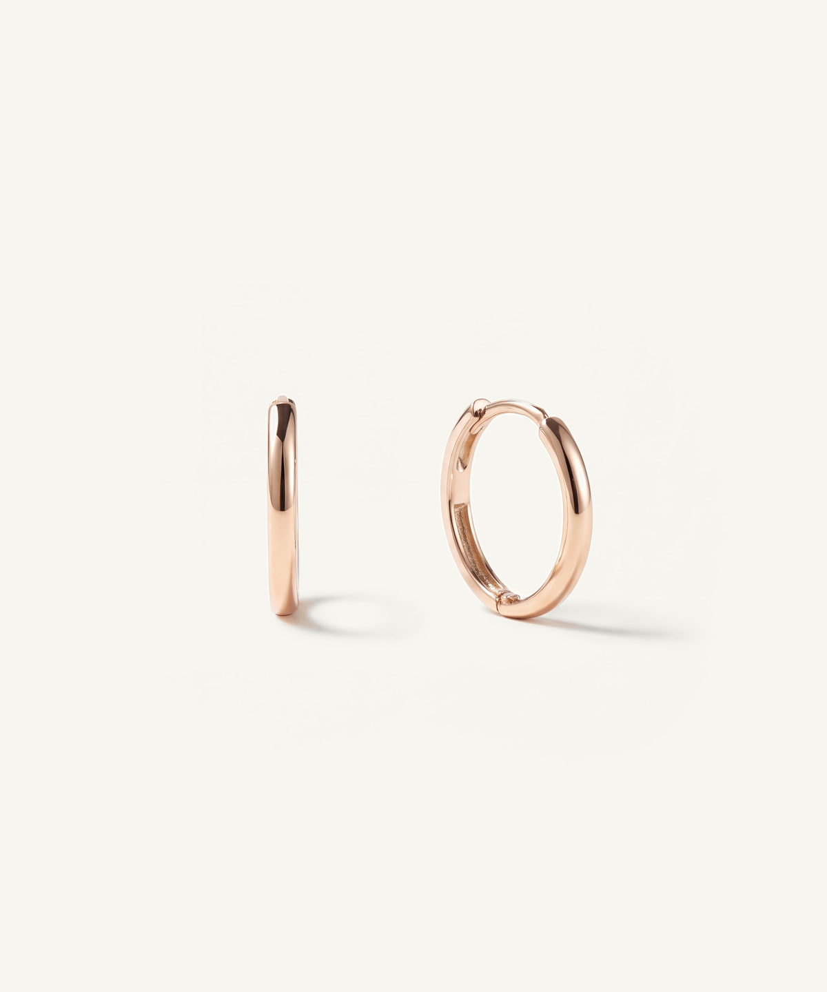 Rose Gold | Classic Hoop Earrings