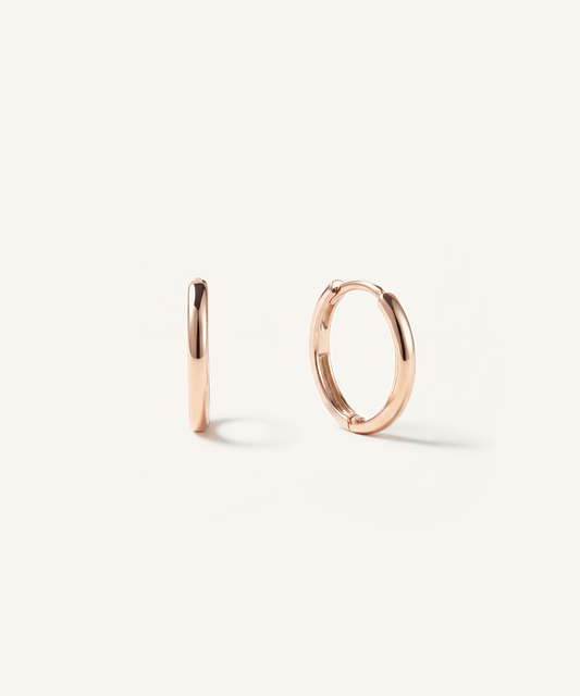 Rose Gold | Classic Hoop Earrings
