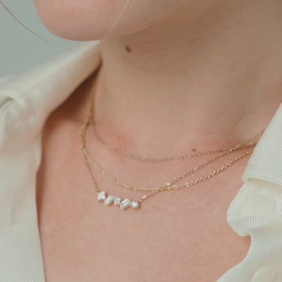 Yellow Gold | Tangent Ensemble Necklace, No. 1, video
