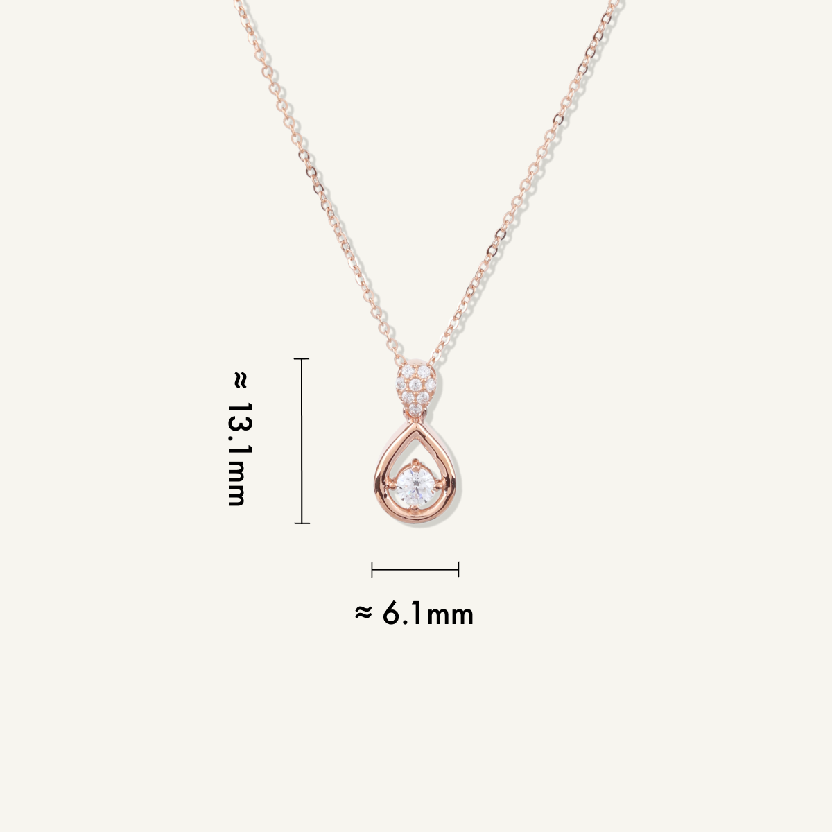 Radiant Drop Necklace