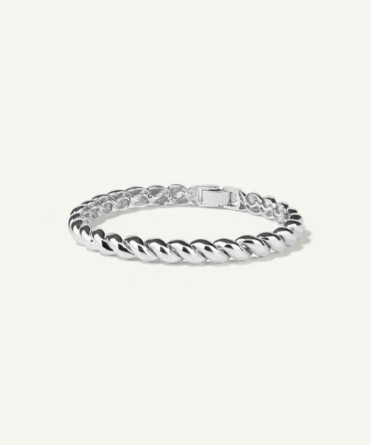 White Gold | Brioche Bracelet