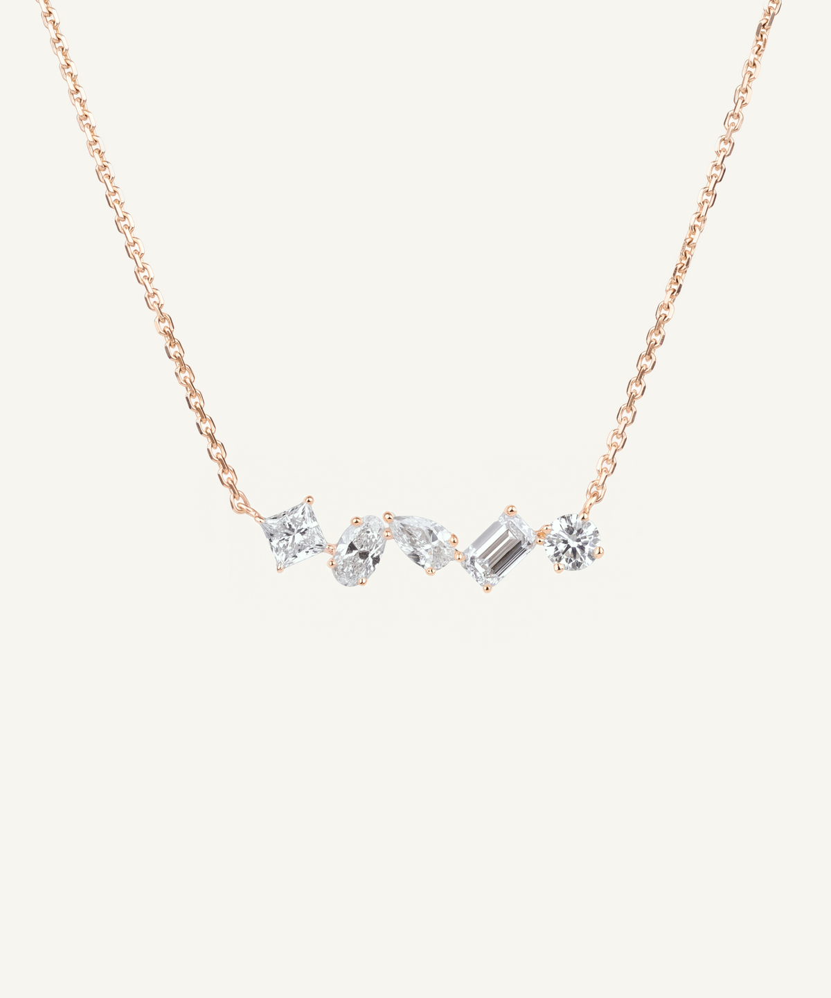 Rose Gold | Tangent Ensemble Necklace, No. 1