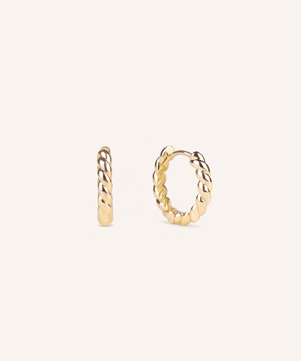 Brioche Hoop Earrings